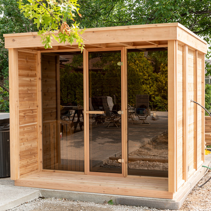 Pure Cube Sauna with Porch