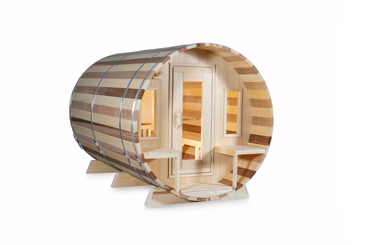 White Cedar Barrel Sauna