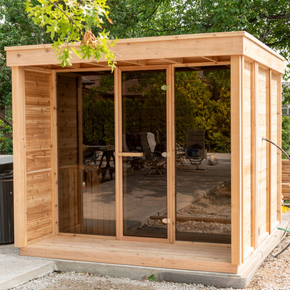 Pure Cube Sauna with Porch