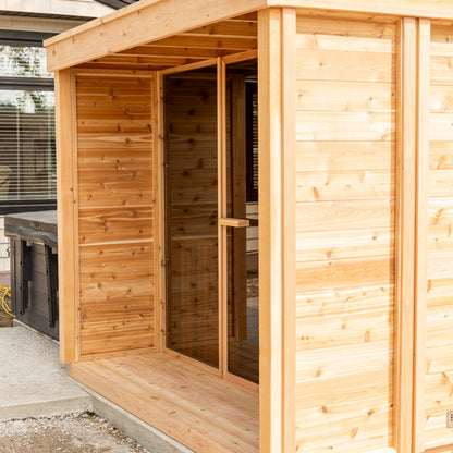 Pure Cube Sauna with Porch