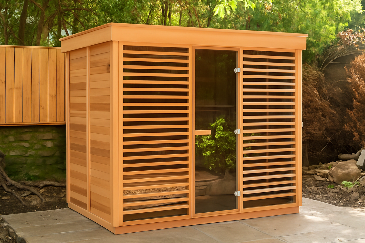 670 Pure Cube Sauna - 6  Person