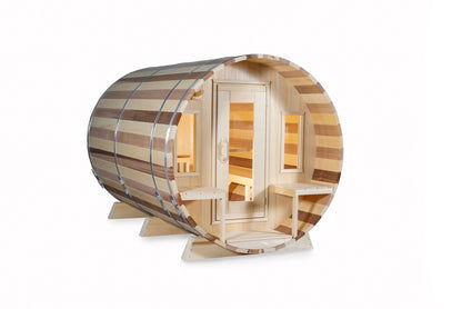 White Cedar Barrel Sauna