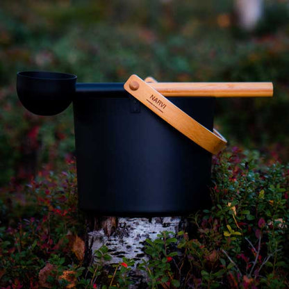 Black Sauna Bucket